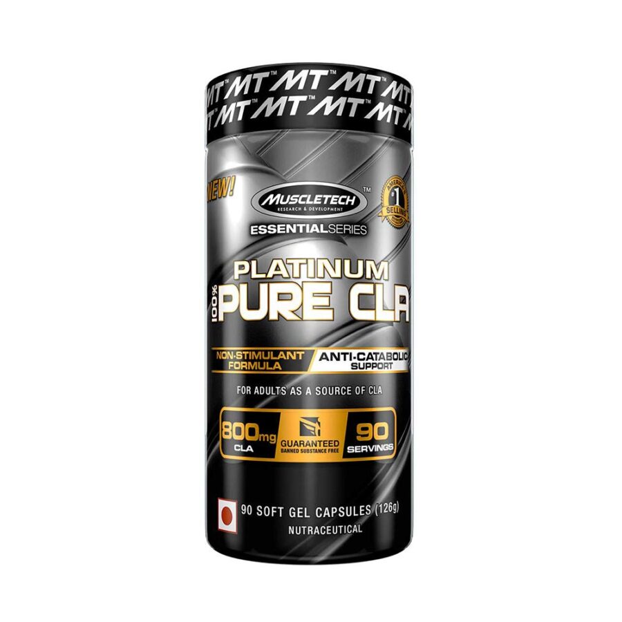 پلاتینیوم پیور سی ال ای ماسل تک Muscletech Essential Series Platinum Pure CLA - 90 عددی