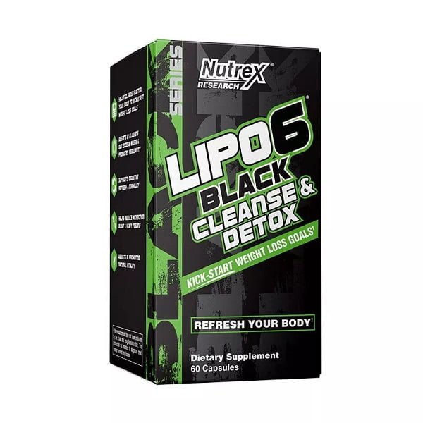 چربی سوزلیپوسیکس کلین ناترکس Nutrex LIPO-6 CLEANSE & DETOX - تصویر 2