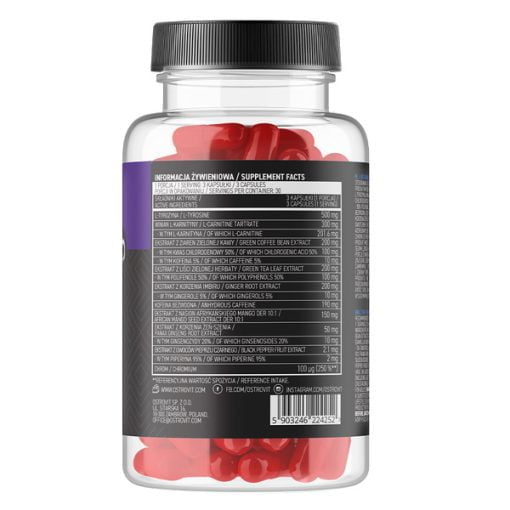 چربی سوز فت برنر اکستریم استروویت 90 عددی OstroVit Fat - تصویر 2