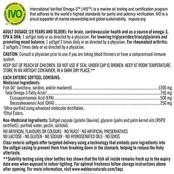 امگا 3 کرکلند 1200mg (330 عددی) Kirkland Omega-3 - تصویر 2
